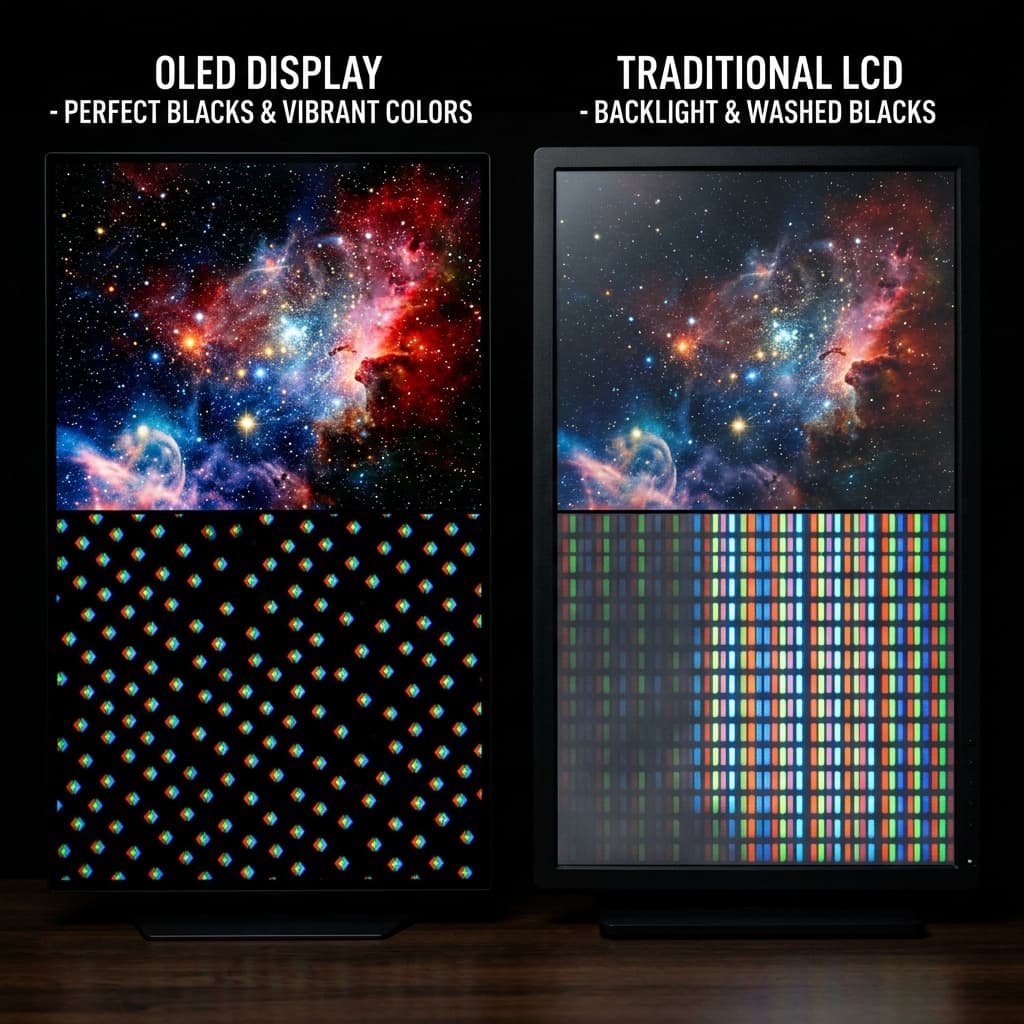 Czym jest ekran OLED i dlaczego czarny kolor jest tak czarny